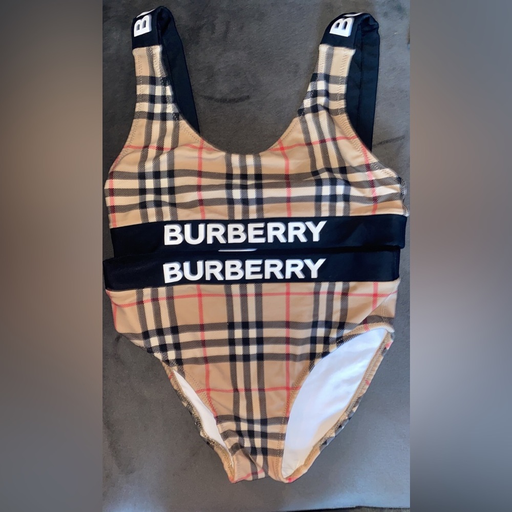 Authentic Burberry swim suit for kids size 10y